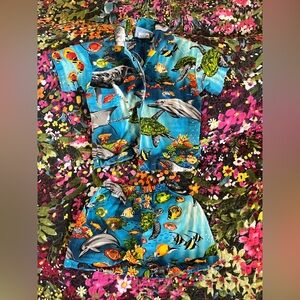 Hawaiian RJC Cotton Toddler Ocean-Themed Shirt and Shorts Set